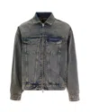 Represent Stylish Mini Coat For Men In Blue