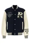 Represent Owners Club Varsity Jacket In Midnightnavy