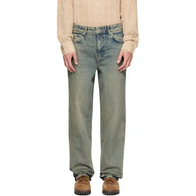 Represent Blue R3 Baggy Jeans