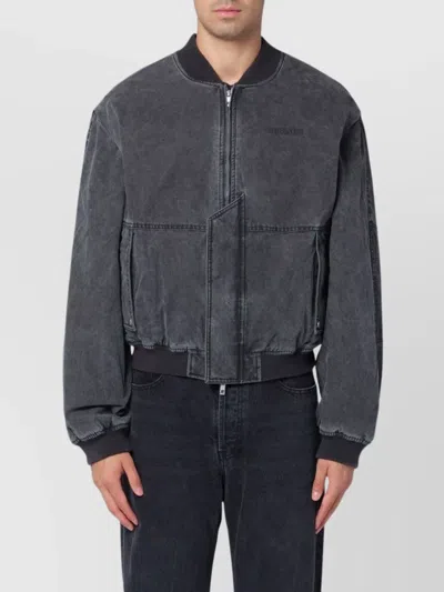 REPRESENT BOMBER JACKET IN WASHED COTTON