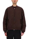 Represent Smart Bomber Jacket Boxy Fit In Brown