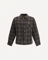 Represent Bonded Reversible Check Shirt In Multi