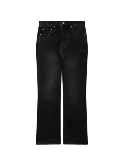 Represent Boot Cut Denim Trousers In Black