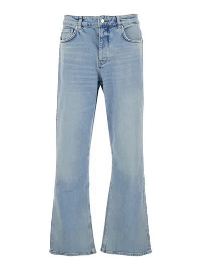 Represent Boot-cut Cotton Jeans In Blue