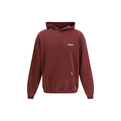 Represent Bordeaux Cotton Sweatshirt In Multi