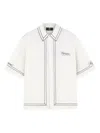 Represent Border Short-sleeve Printed Shirt In White
