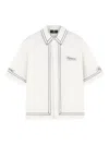Represent Border Short-sleeve Printed Shirt In White