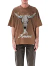 Represent Dusty Brown Jersey British Cowboys T-shirt In Brown