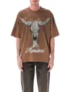 Represent Dusty Brown Jersey British Cowboys T-shirt In Brown