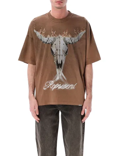 Represent British Cowboys T-shirt In Brown