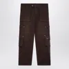 Represent Washed-effect Cargo Pants In Brown