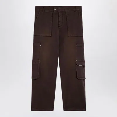 REPRESENT REPRESENT  BROWN CARGO TROUSERS