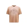 Represent Brown Cotton T-shirt In Animal Print