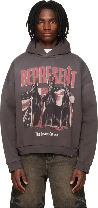 Represent Brown 'dream On Tour' Hoodie