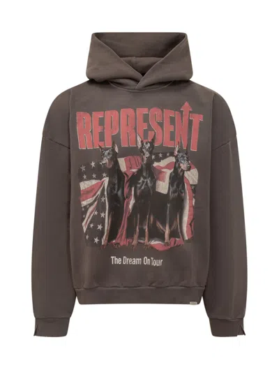 Represent Dream On Tour Hoodie In Animal Print
