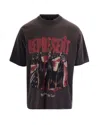 Represent Graphic Crew Neck T-shirt Short Sleeves In Brown