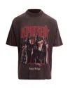 Represent Graphic Crew Neck T-shirt Short Sleeves In Black