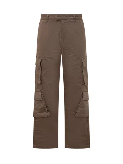 Represent Brown Straight Cargos Pants
