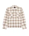 Represent Surchemise En Flanelle Waffle In Brown