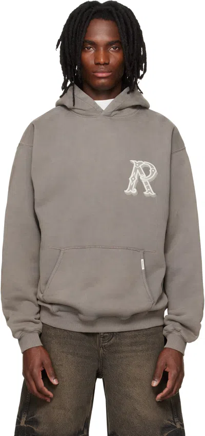 Represent Brown Western Initial Hoodie