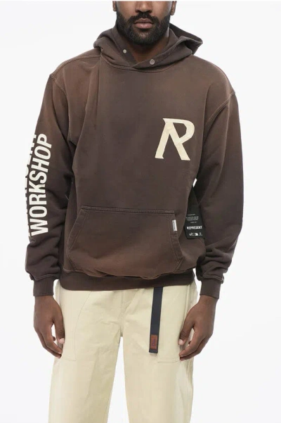 Represent Brushed Cotton Masking Tape Hoodie