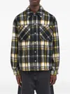 Represent Buttoned Plaid Overshirt In Multi