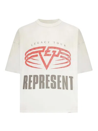 Represent Living Legacy Tour Reversible T-shirt In Neutral