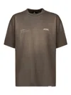 Represent Washed Olive Patron Of The Club T-shir In Green