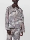 Represent Mens Tree-graphic Print Camouflage Cotton Trucker Jacket In Multi