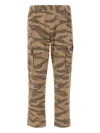 Represent Camouflage Cargo Trousers In Brown