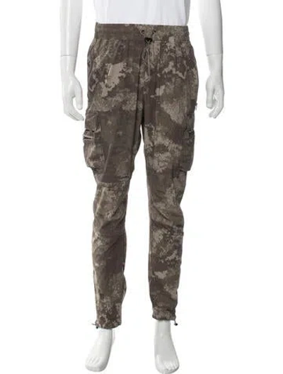 Pre-owned Represent Camouflage Print Cargo Pants In Brown