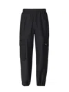 Represent Cargo Pants In Belnded Cotton In Jet Black