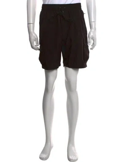 Pre-owned Represent Cargo Shorts In Black