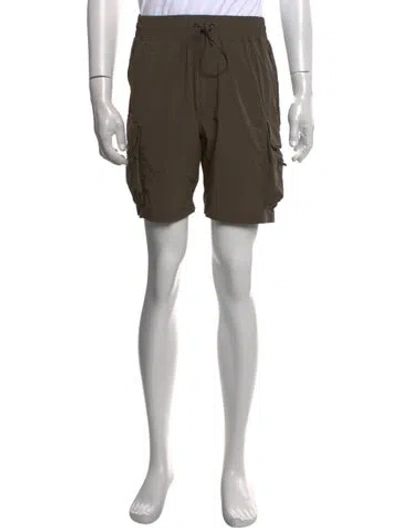 Pre-owned Represent Cargo Shorts In Green