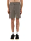 Represent Relaxed Fit Cargo Tech Shorts In Dove