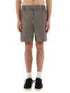 Represent Tech Cargo Shorts Side Pockets In Gray