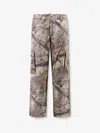 Represent Cargo Trousers With Real Tree Camouflage Print In Brown