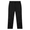 Represent Cargo Trousers Featuring Multiple Pockets In Black