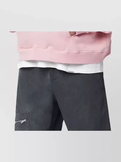 Represent Casual Hoodie With Back Graphic And Pocket In Pink