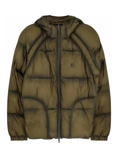 REPRESENT PADDED AND QUILTED NYLON DOWN JACKET