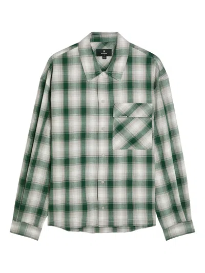 Represent Check-pattern Shirt In White