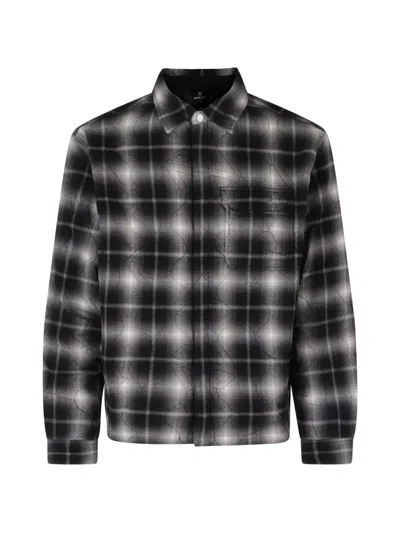Represent Check-pattern Quilted Shirt In Multi