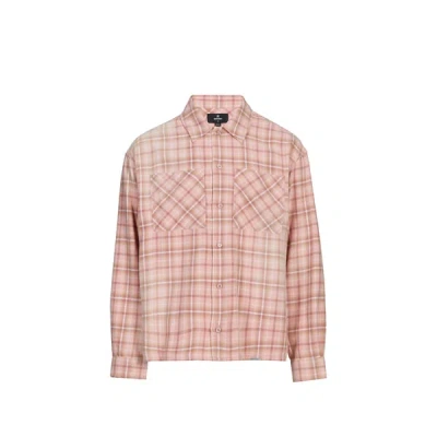 Represent Chemise À Carreaux En Coton In Pink