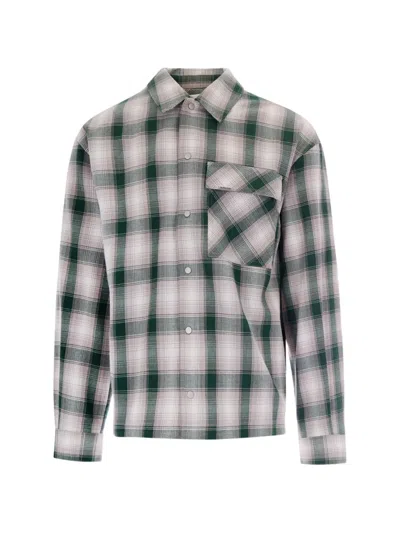 Represent Chest-pocket Shirt In Burgundy