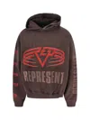 Represent Reversible Living Legacy Tour Sweatshirt In Black In Brown