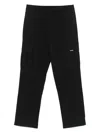 Represent Standard Stretch-cotton Cargo Trousers In Black