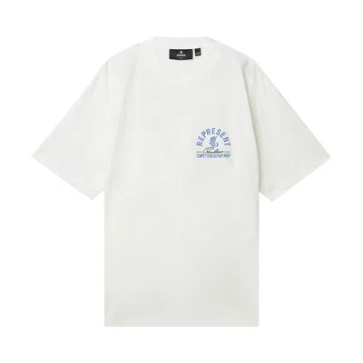 Pre-owned Represent Clo Competition Department T-shirt 'flat White' | Men's Size L