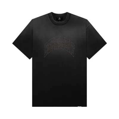 Pre-owned Represent Clo Embellished Represent T-shirt 'stained Black' | Men's Size M