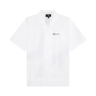 Pre-owned Represent Clo Embroidered Bowling Shirt 'antique White' | Men's Size Xxl