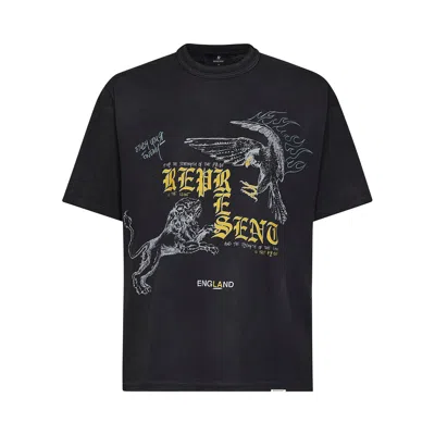 Pre-owned Represent Clo Enemy T-shirt 'washed Black' | Men's Size M